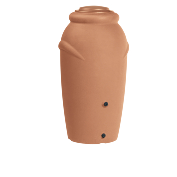 Regenton Aquacan terracotta met plantenbak 210L