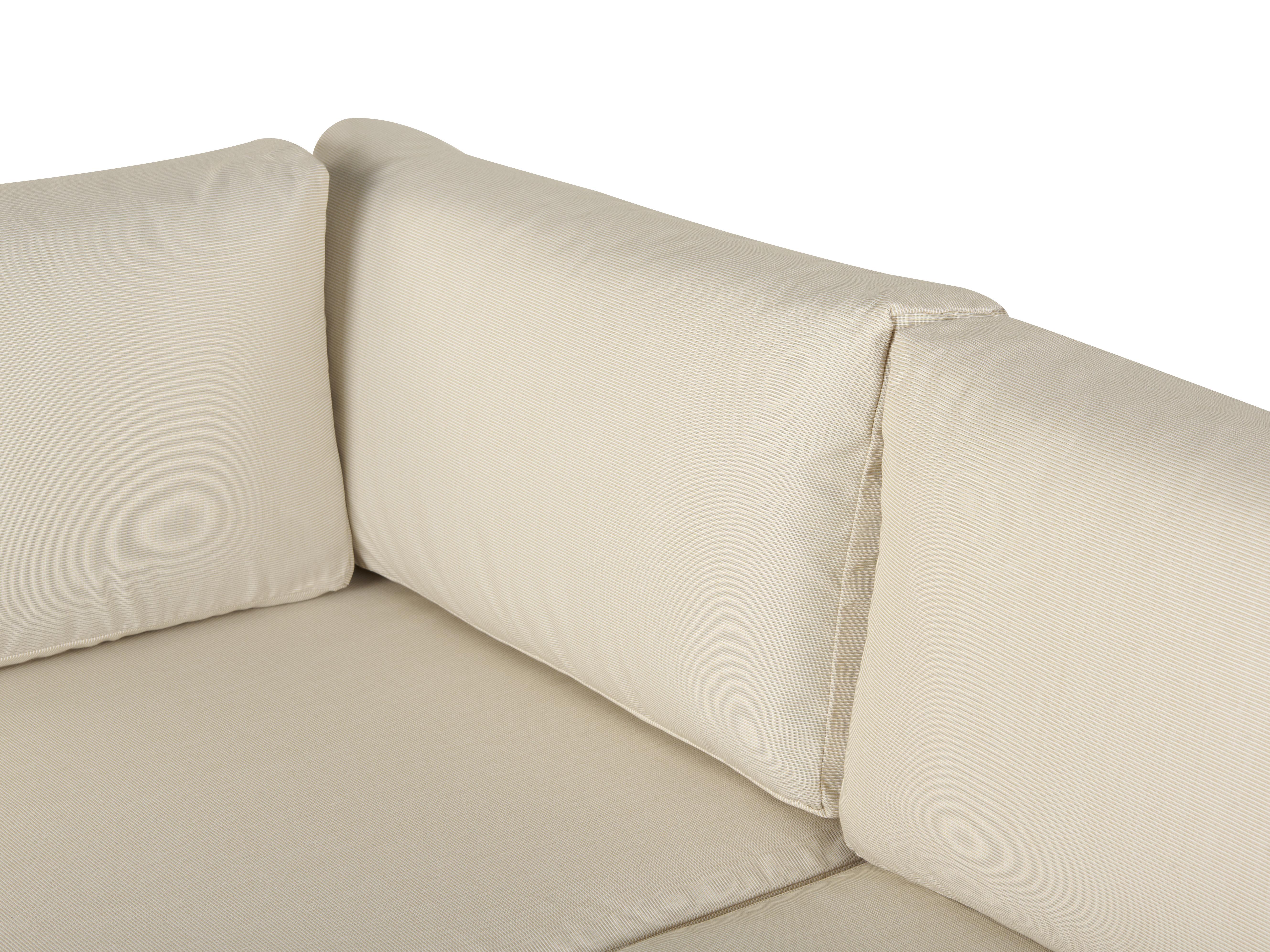 Tuin hoekloungeset met tafel 5-zits MESSINA linkszijdig Metaal Beige