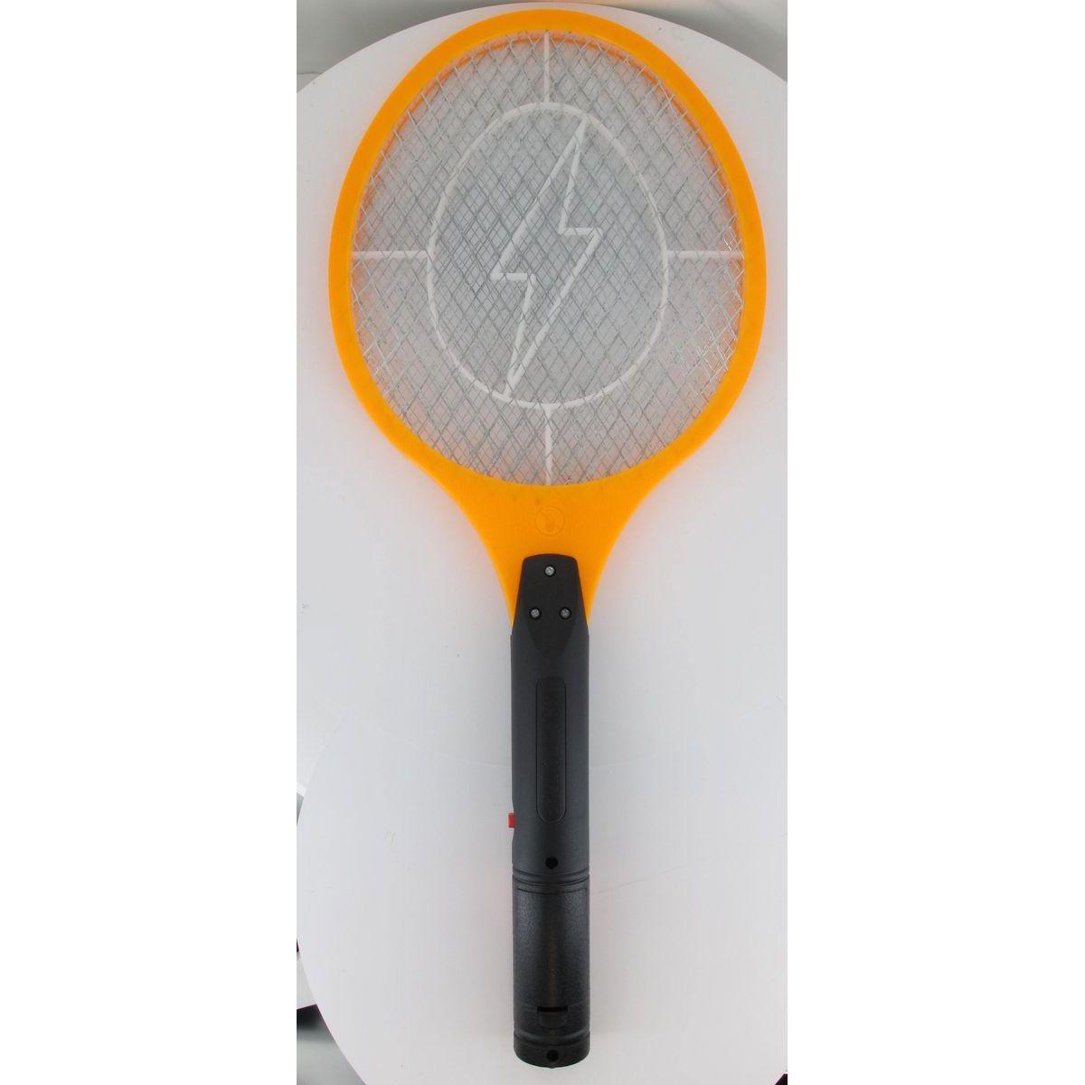 RAQUETTE ELECTRIQUE ANTI INSECTES ORANGE
