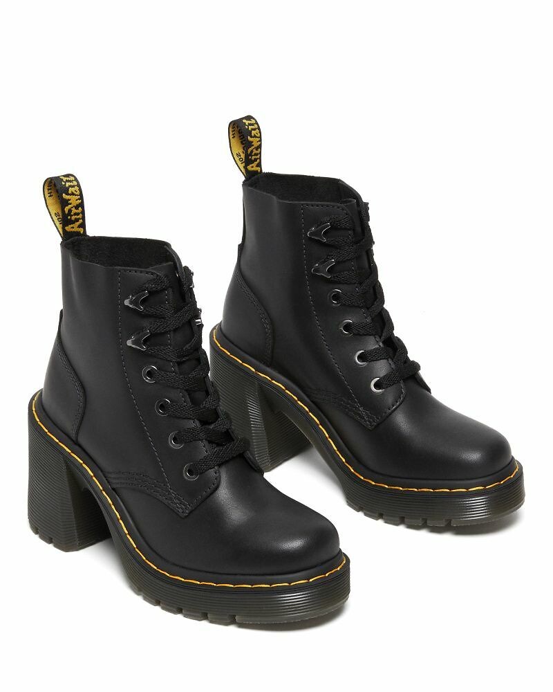 DR. MARTENS<br>botas de couro Sendal com cadarços e salto Jesy