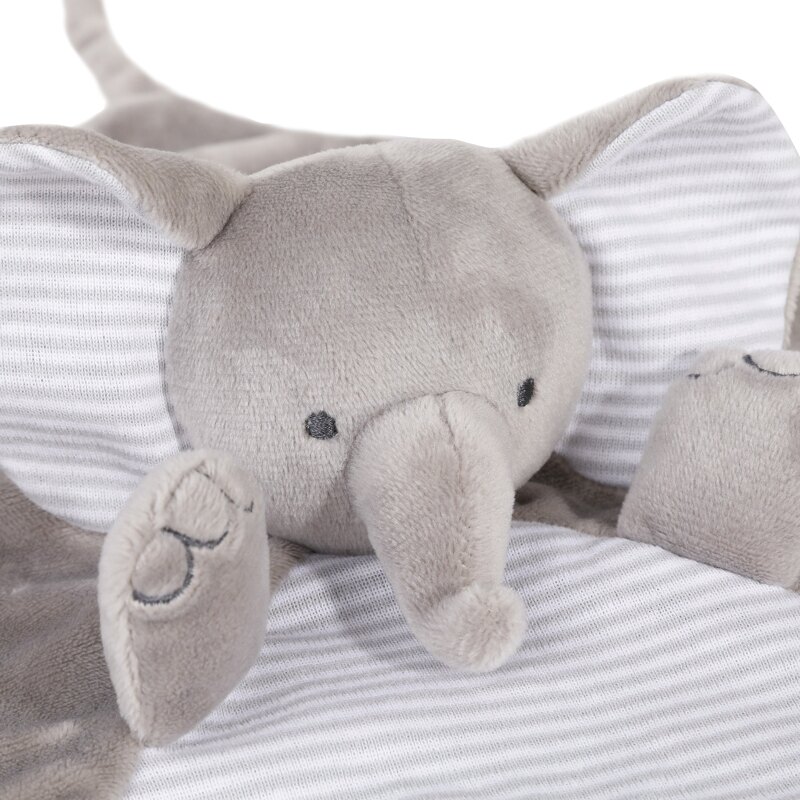 Doudou Eléphant fausse fourrure et jersey mixte Absorba Aucune nuance