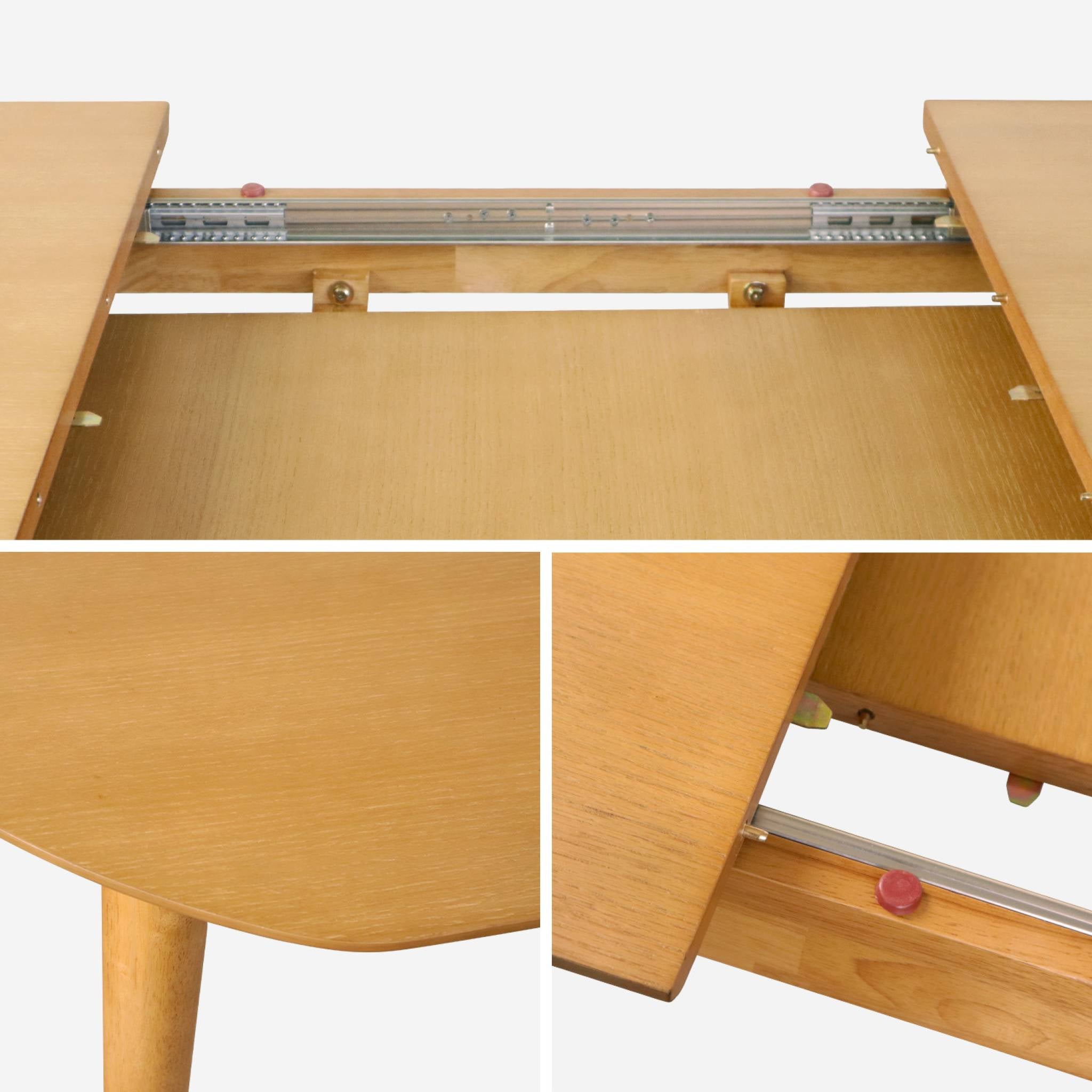sweeek - Uitschuifbare eettafel, 6-8 zitplaatsen, 160-210cm