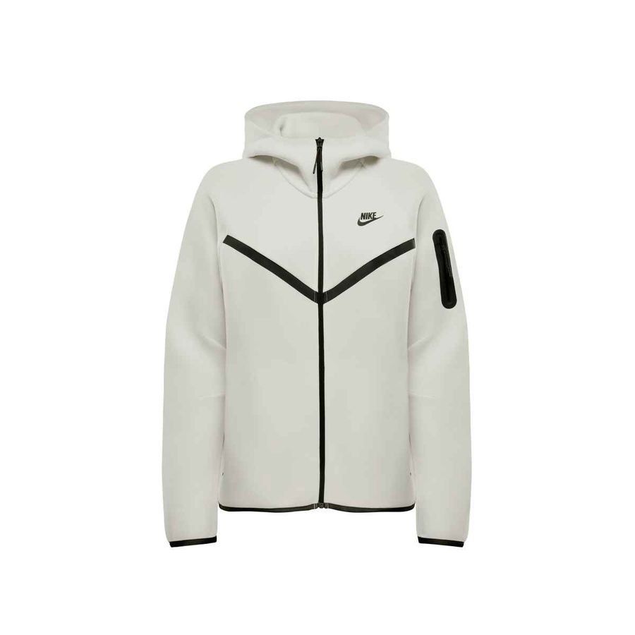 Nike Sweat à Capuche Tech Fleece FZ Coupe-Vent - Blanc/Noir Femme