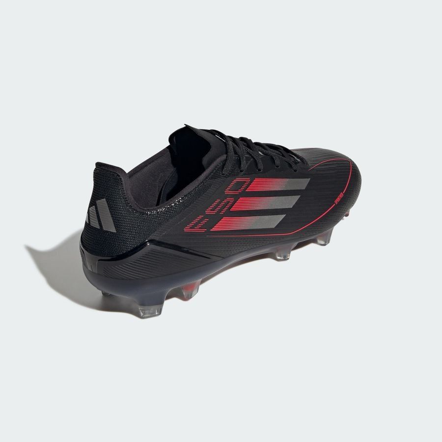 adidas F50 Pro FG Stealth Victory - Noir/Argenté/Lucid Red
