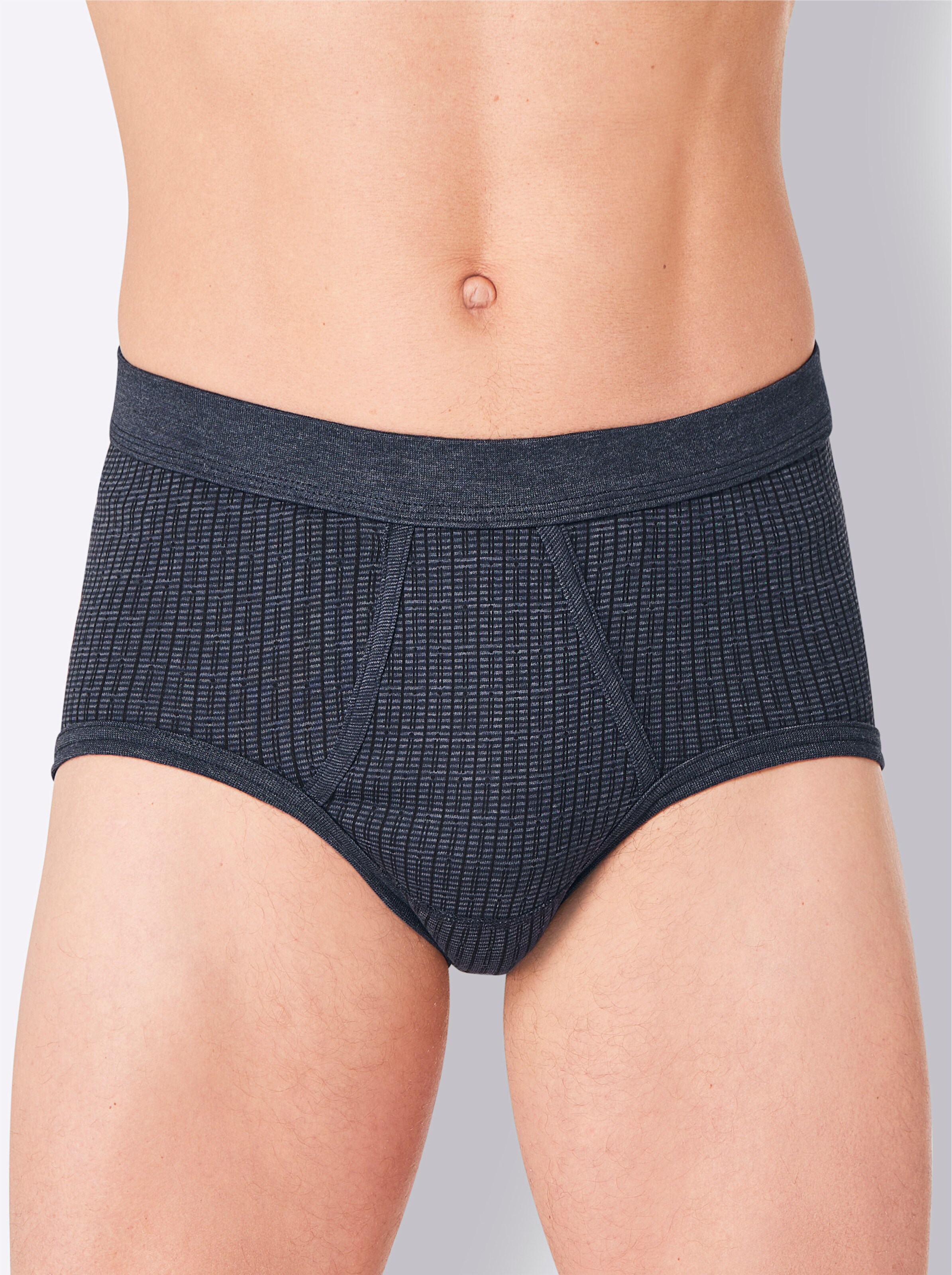 wäschepur men Slip in marine-bedruckt