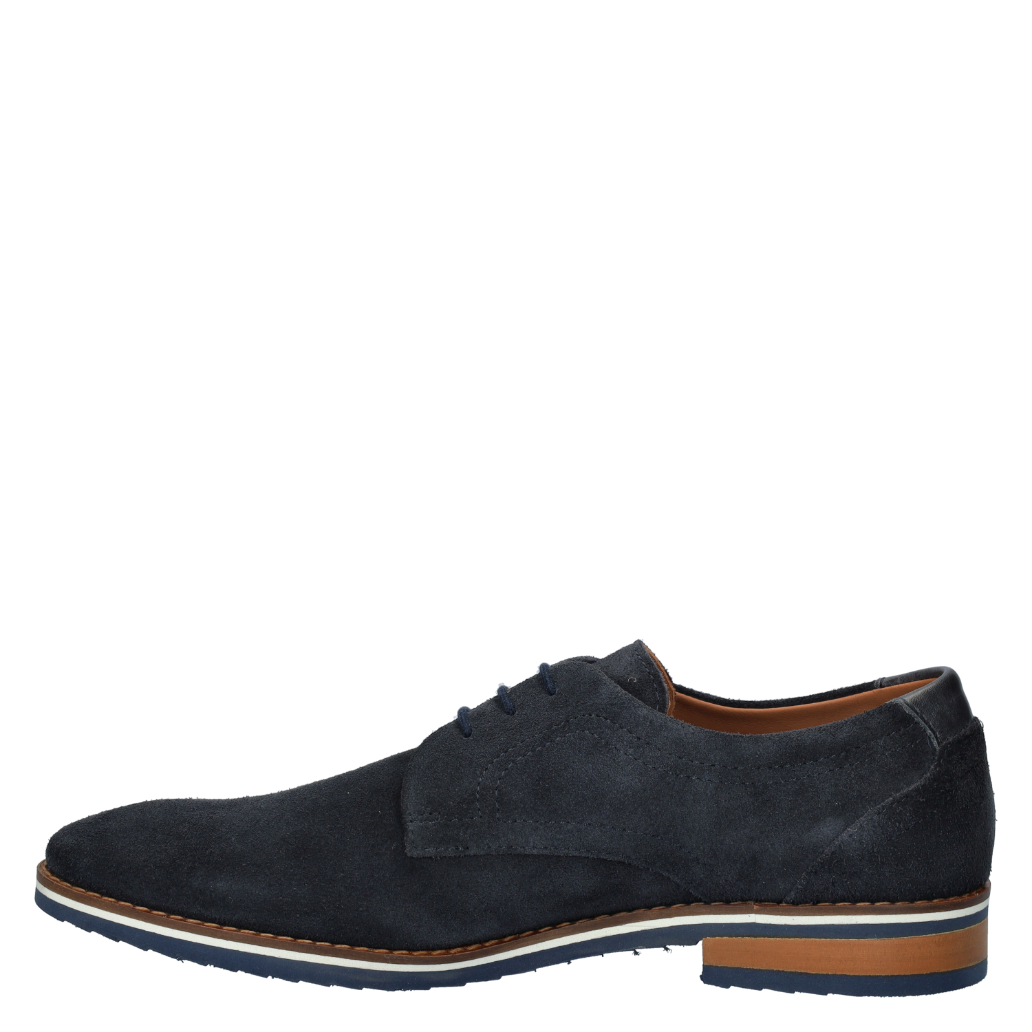 Roman heren veterschoen Nelson Blauw