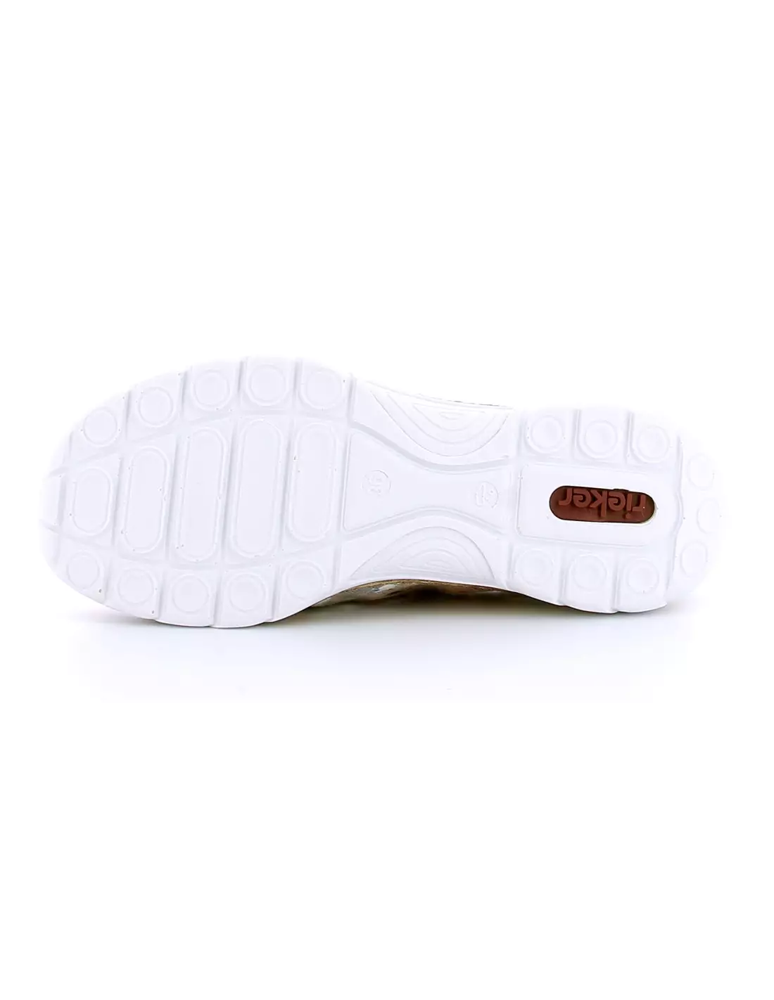 RIEKER N4263 - Baskets NUDE/GINGER-MULTI