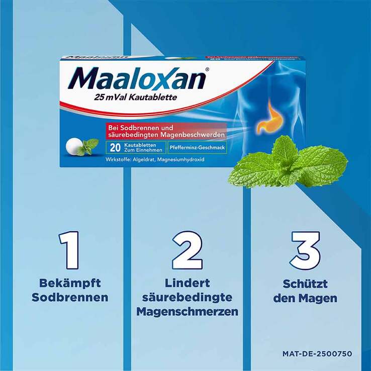 Maaloxan 25 mVal Kautabletten, 50 St