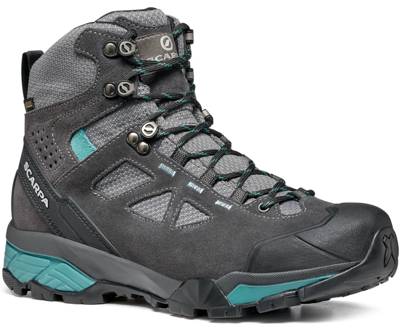 Scarpa ZG Lite GTX W Wide Dark Gray - Lagoon