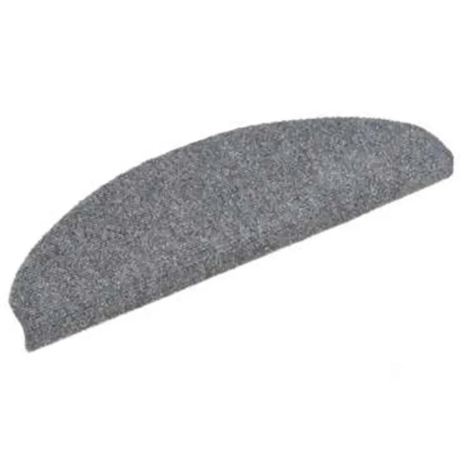 vidaXL - Trapmat - Grijs - Polypropyleen - 65 x 21 x 4 cm - 15 stuks