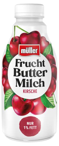 Müller Fruchtbuttermilch Kirsche (Einweg)