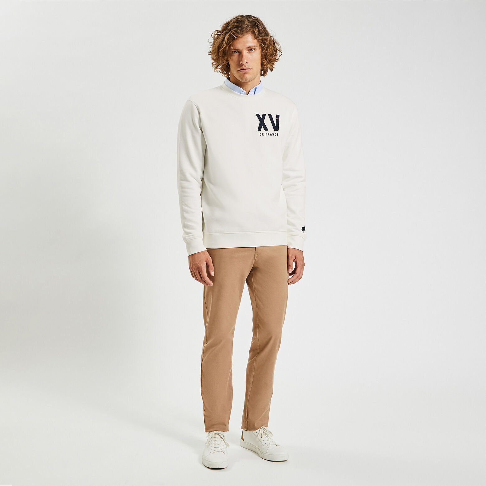 Sweat licence France rugby Blanc