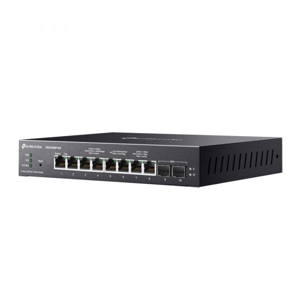TP-Link Switch Omada 8 Portas 2.5GBASE-T e 2 Portas 10GE SFP  Smart Switch com 8 Portas PoE
