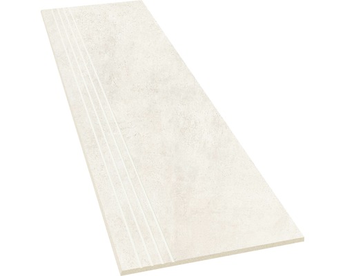 Porseleinen steengoed traptegel HOMEtek Ivoor mat 30 x 120 cm