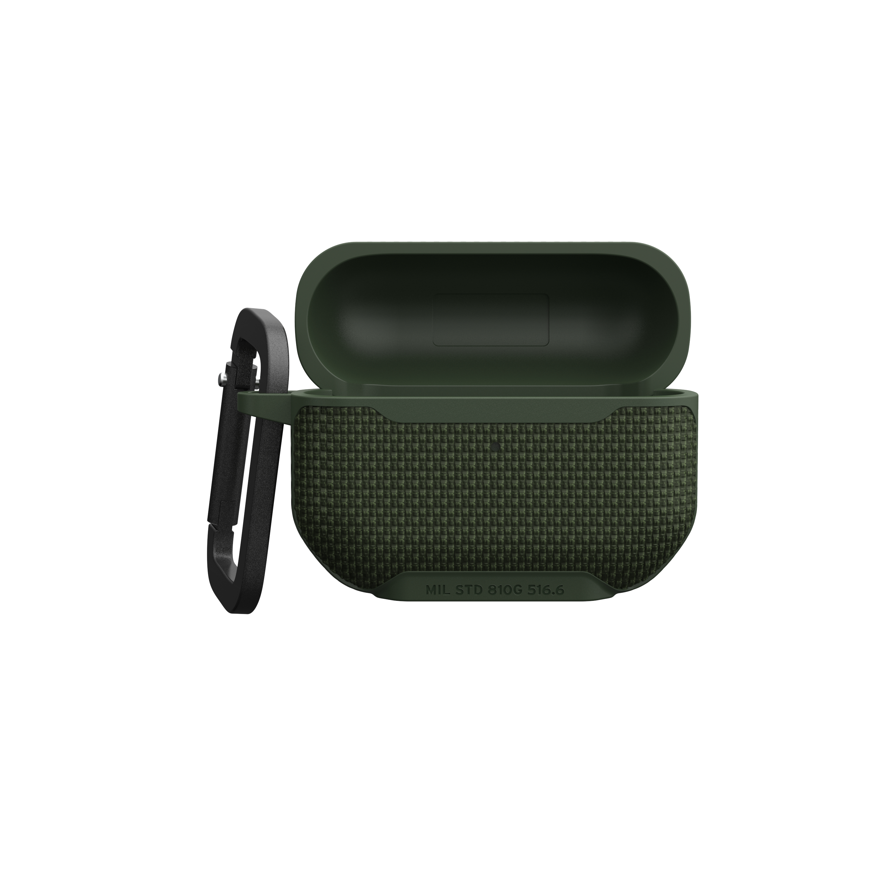 AirPods Pro 2 / AirPods Pro Nylon Schutzhülle mit Karabinerhaken Metropolis (104125117272) - Olive Drab