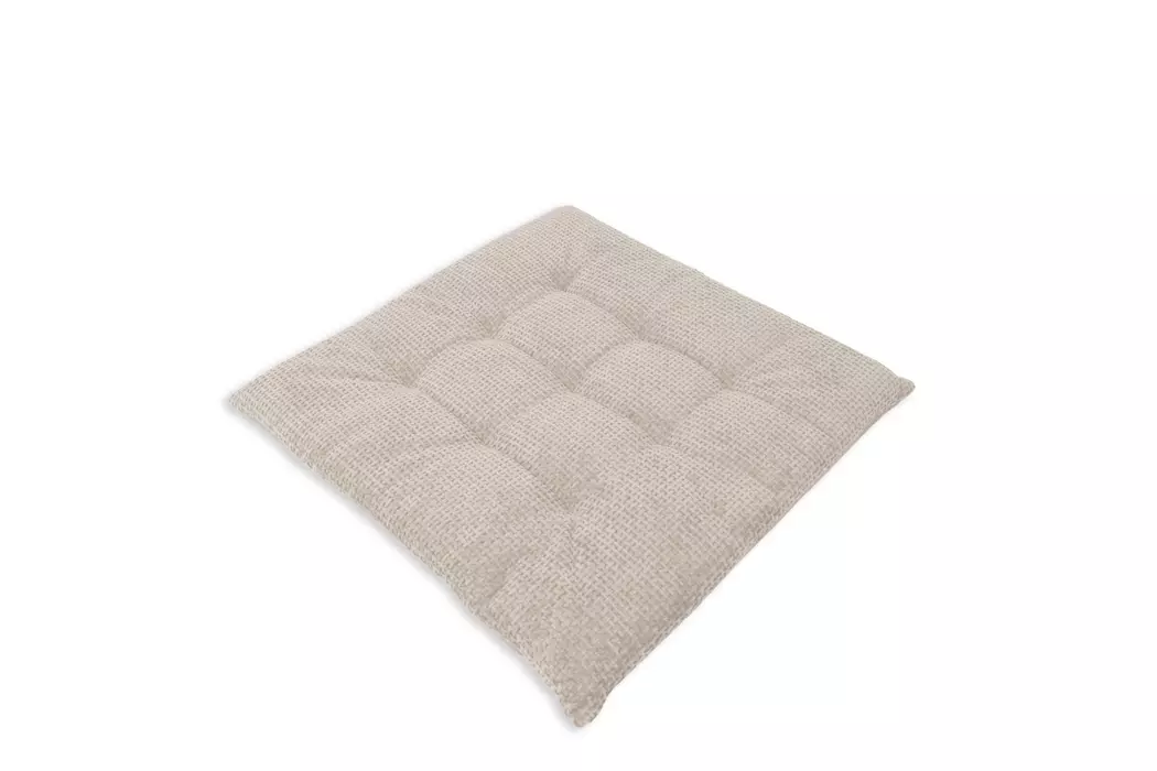 Stuhlkissen Chenille Cross 40 x 40 cm