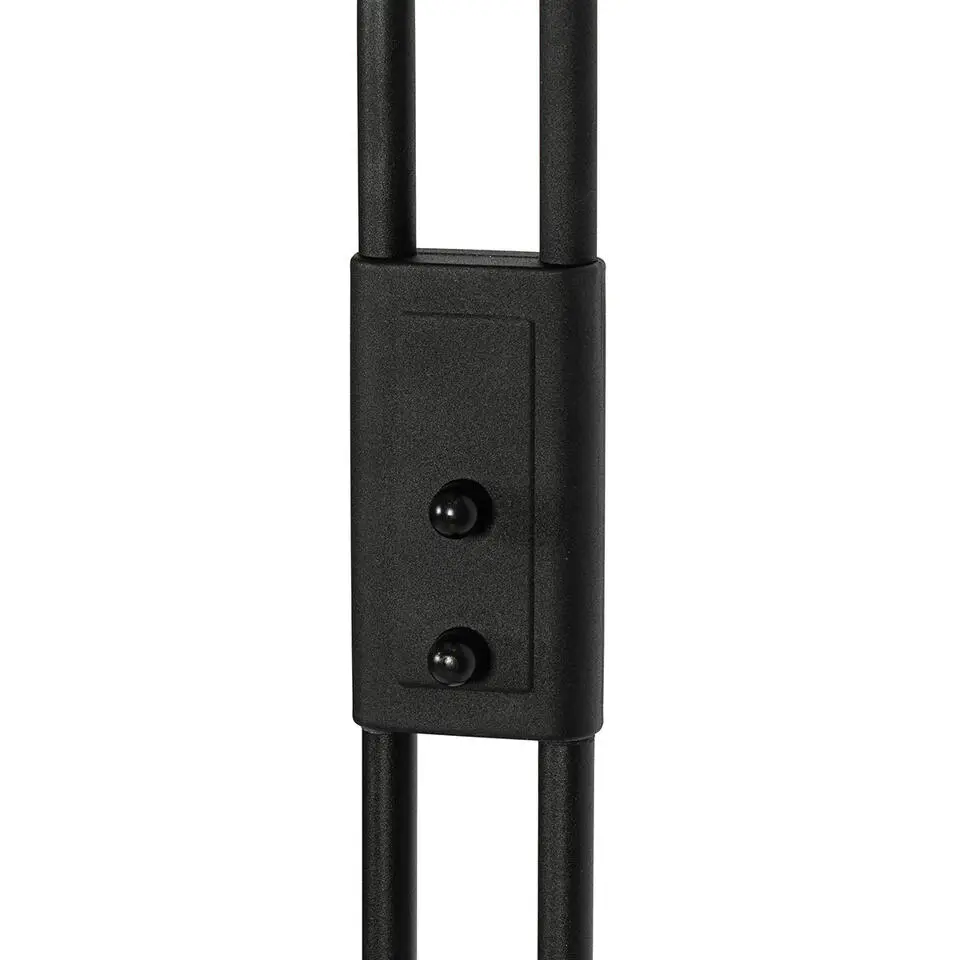 Qazqa vloerlampen kelso zwart geïntegreerde led