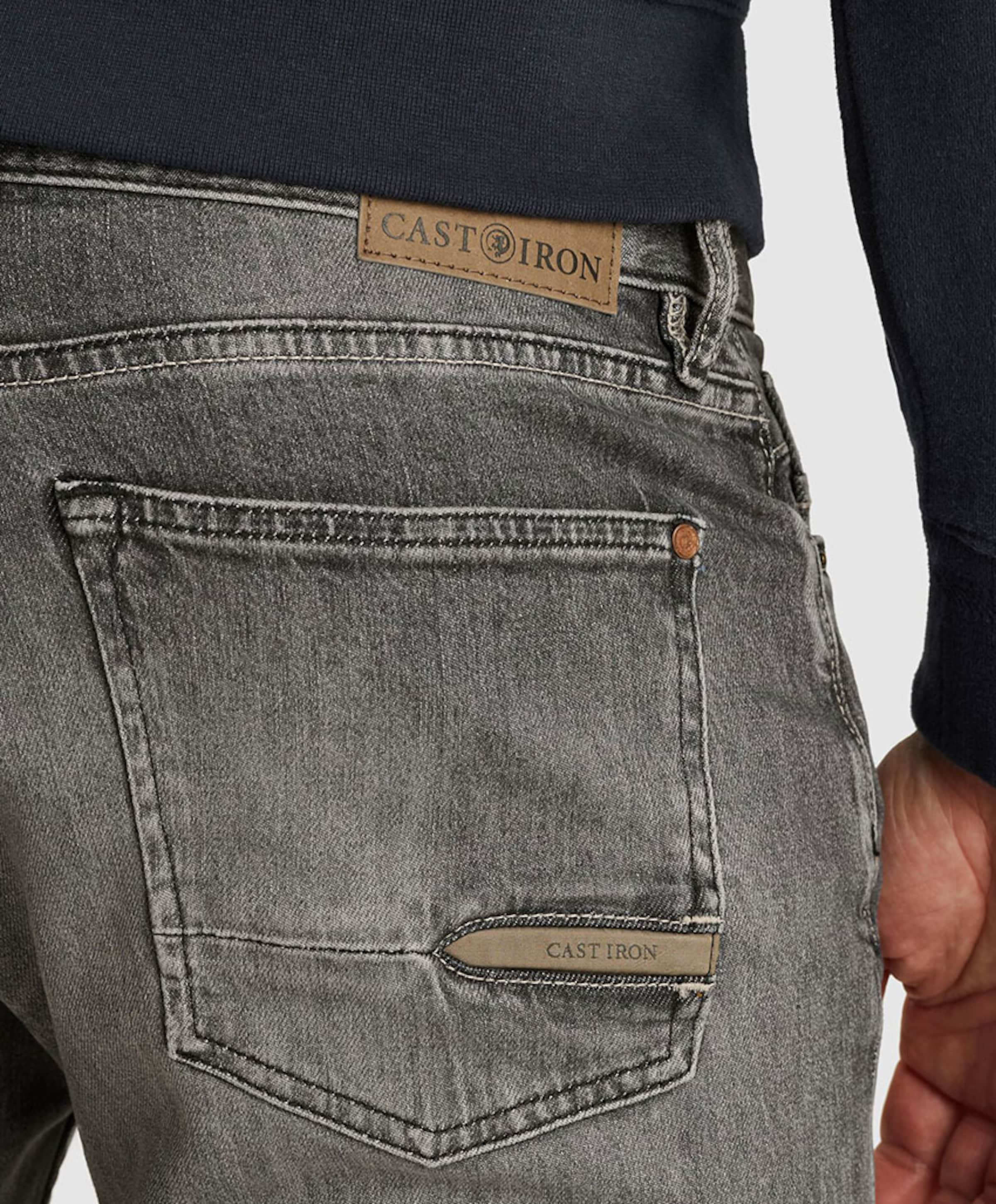 Cast Iron VALVER REGULAR DURABLE VINTAGE WAS heren jeans grijs