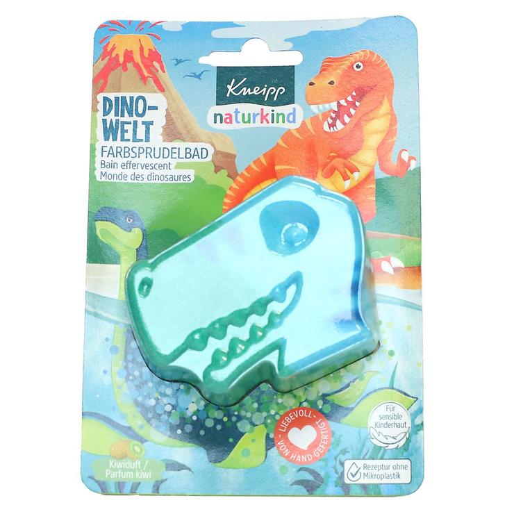 Naturekind bain effervescent monde des dinosaures parfum kiwi 100g