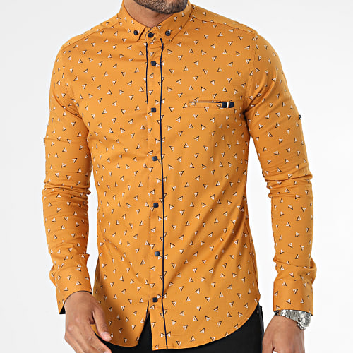 Chemise Manches Longues Moutarde