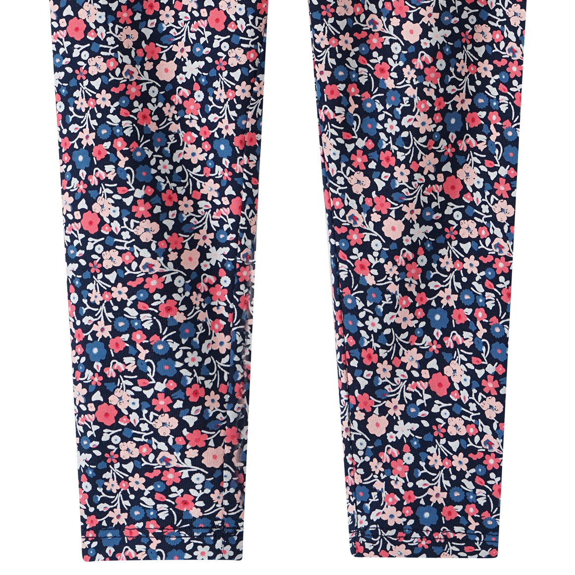 Topolino Mädchen Leggings mit Blumen-Allover dunkelblau