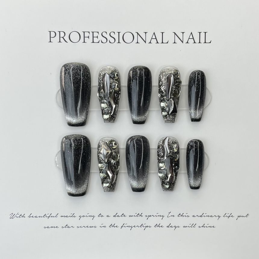 eovda - Faux Crystal Faux Nail Tips