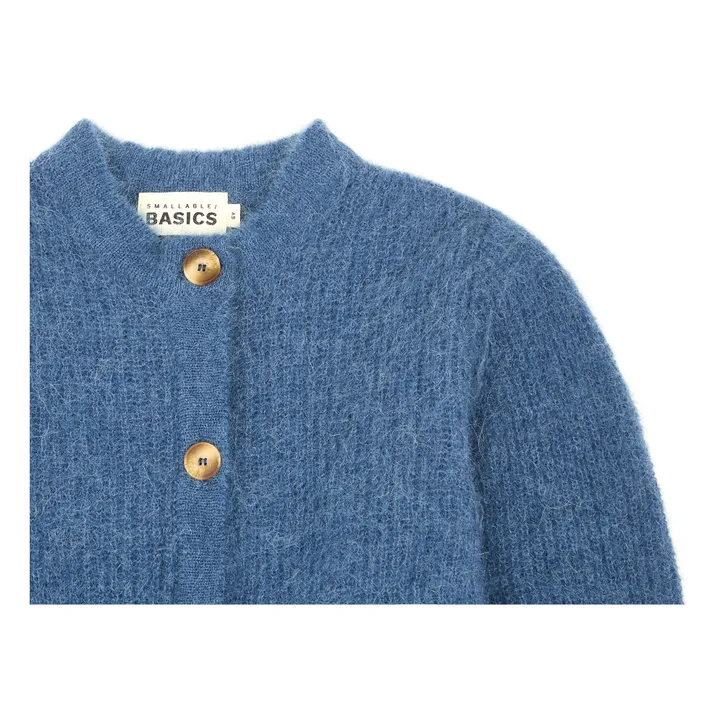 SMALLABLE BASICS Cardigan Fille Alpaga | Océan