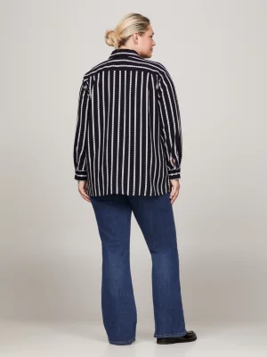 Camisa Curve Argyle Stripe Relaxed