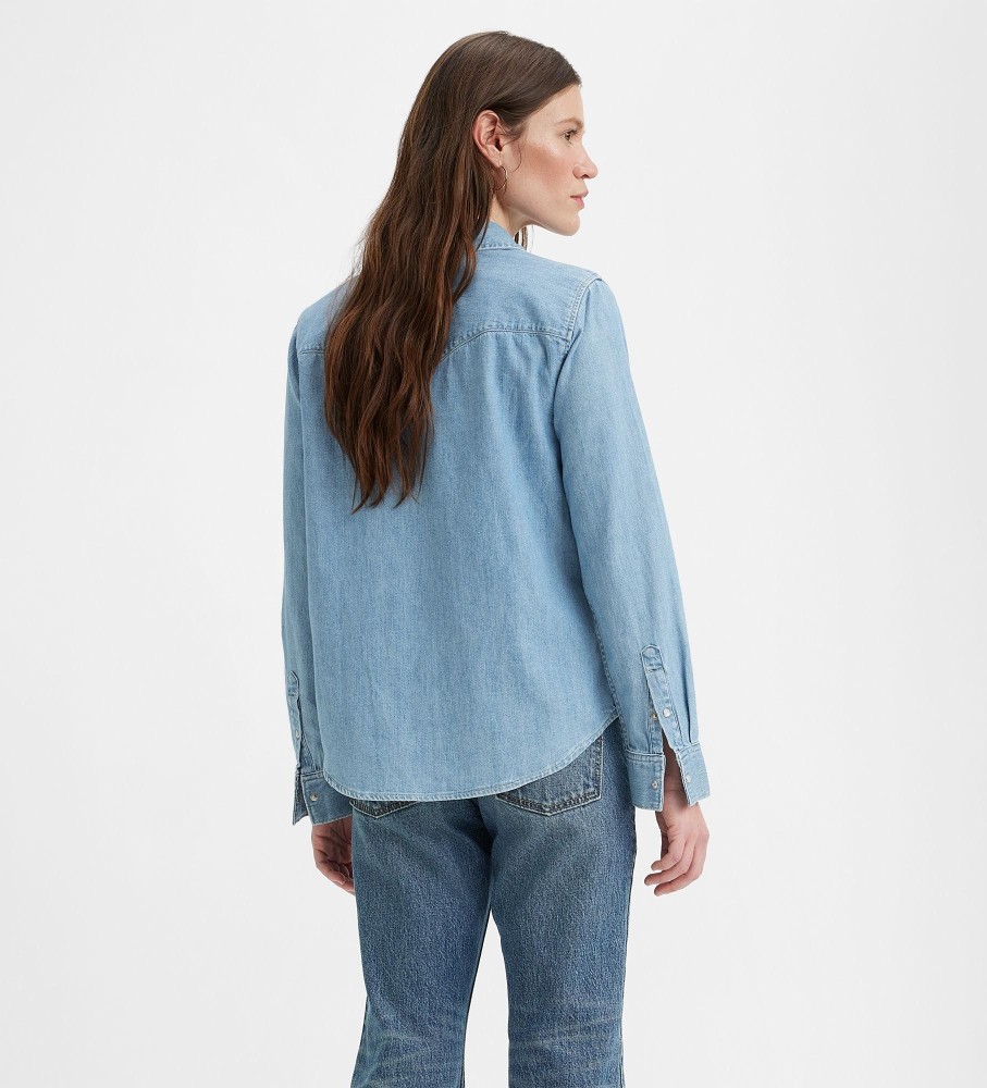 Camisa jeans Levi's Iconic Western Light Indigo