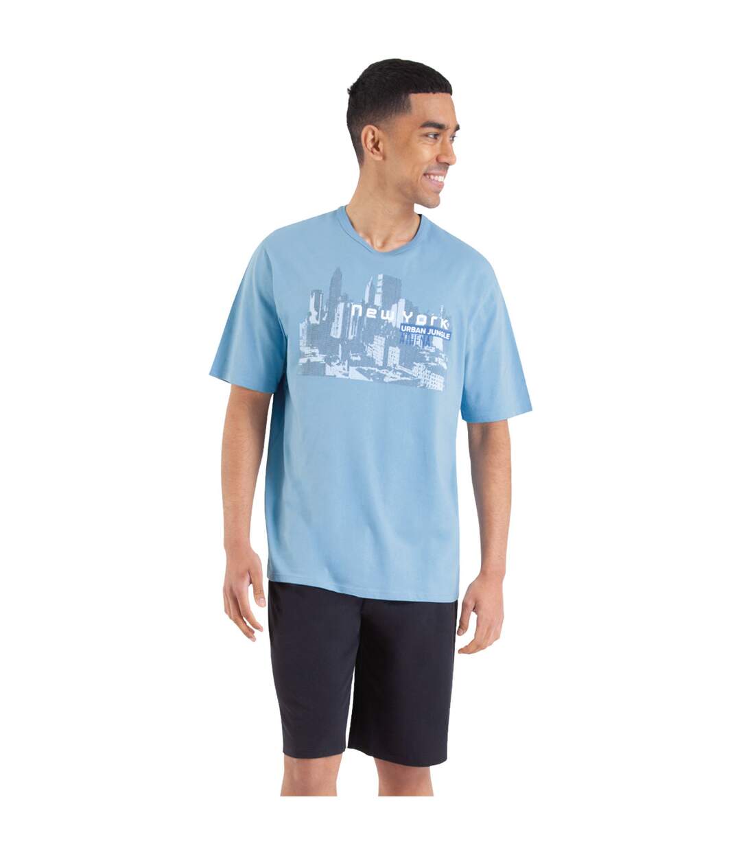 Pyjama court col rond homme Nightwear
