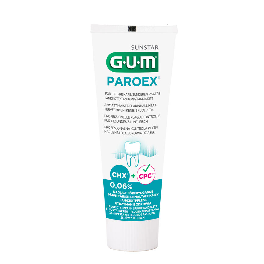 GUM Paroex fluortannkrem 0,06% 75 ml