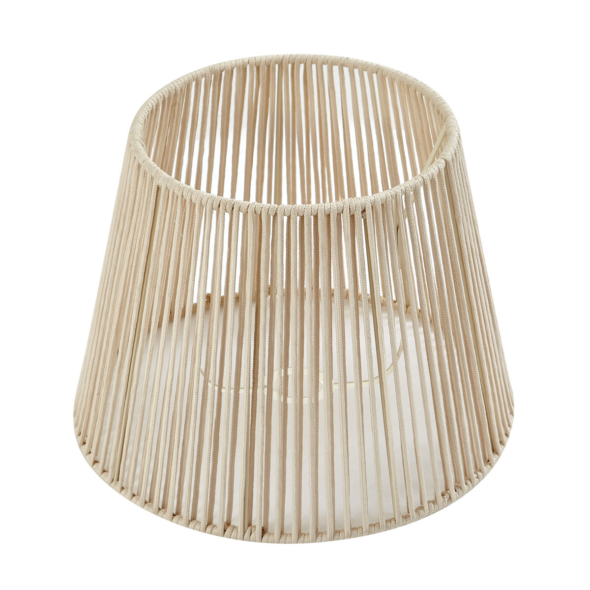 Buiten lampenkap met beige touw IP54 40/28/30 - Jayla