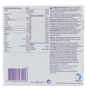 Nutricia Fortifit Energy Vanille 4ST