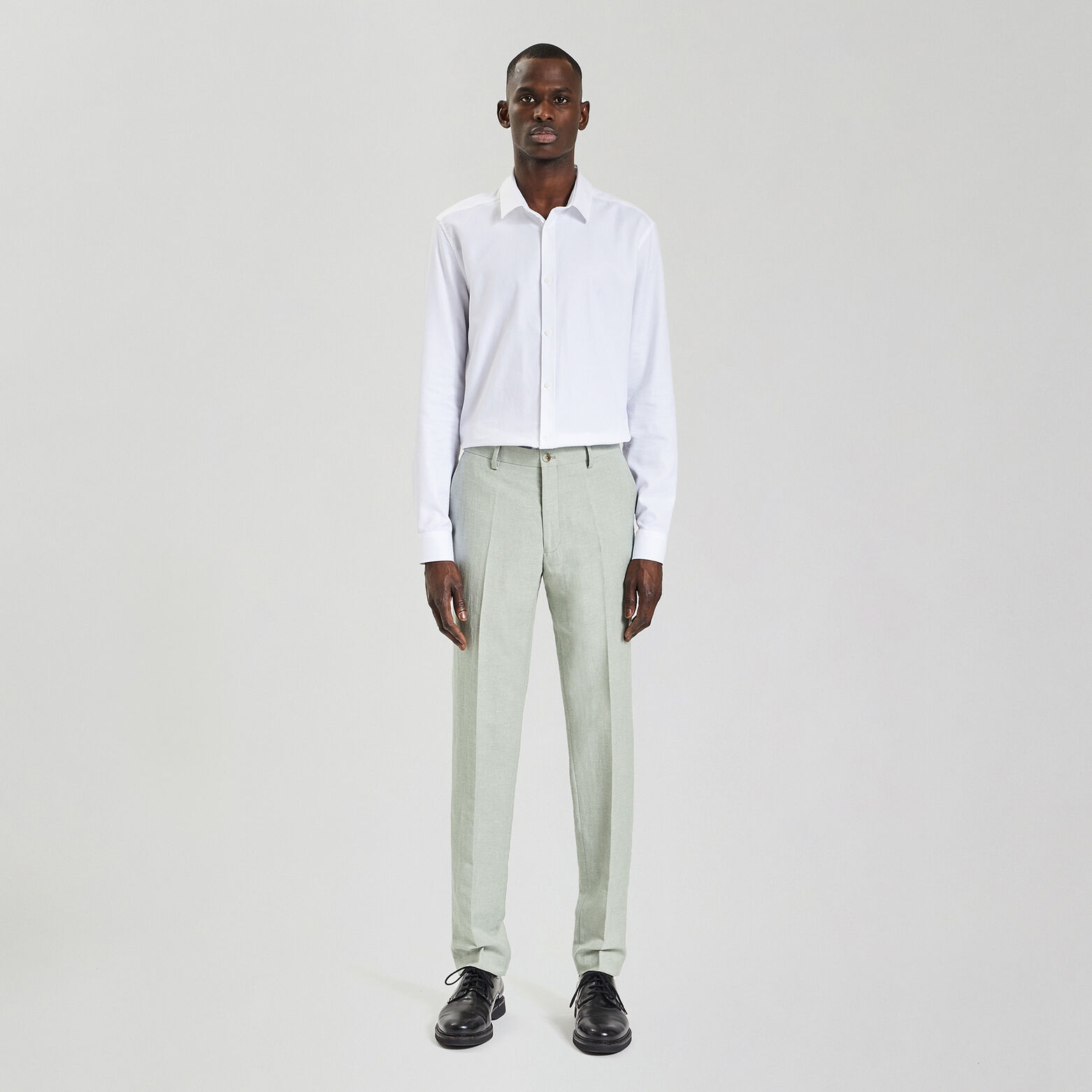 Pantalon de costume slim Vert