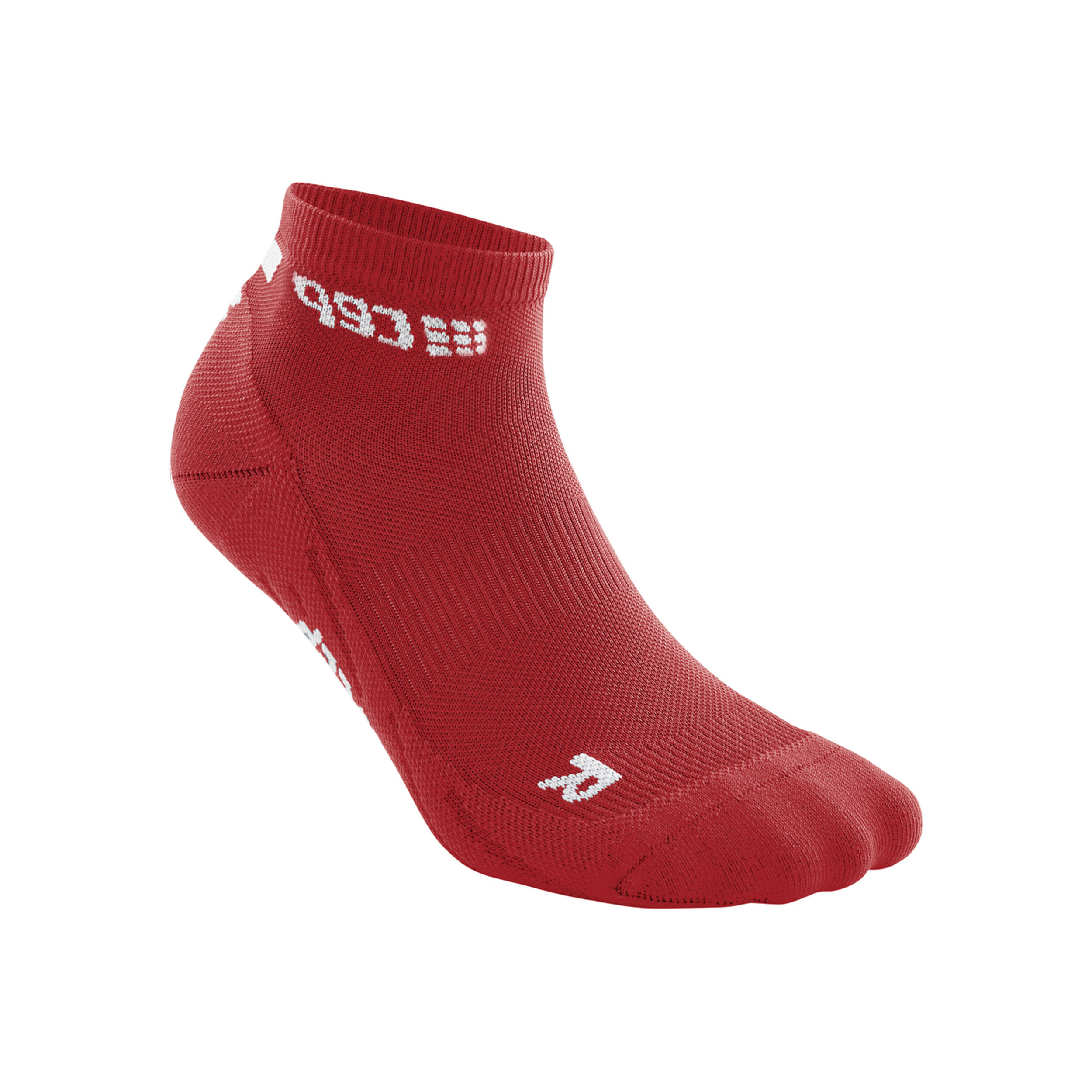 CEP Low Cut V4 Chaussettes De Running Femmes - Rouge Foncé
