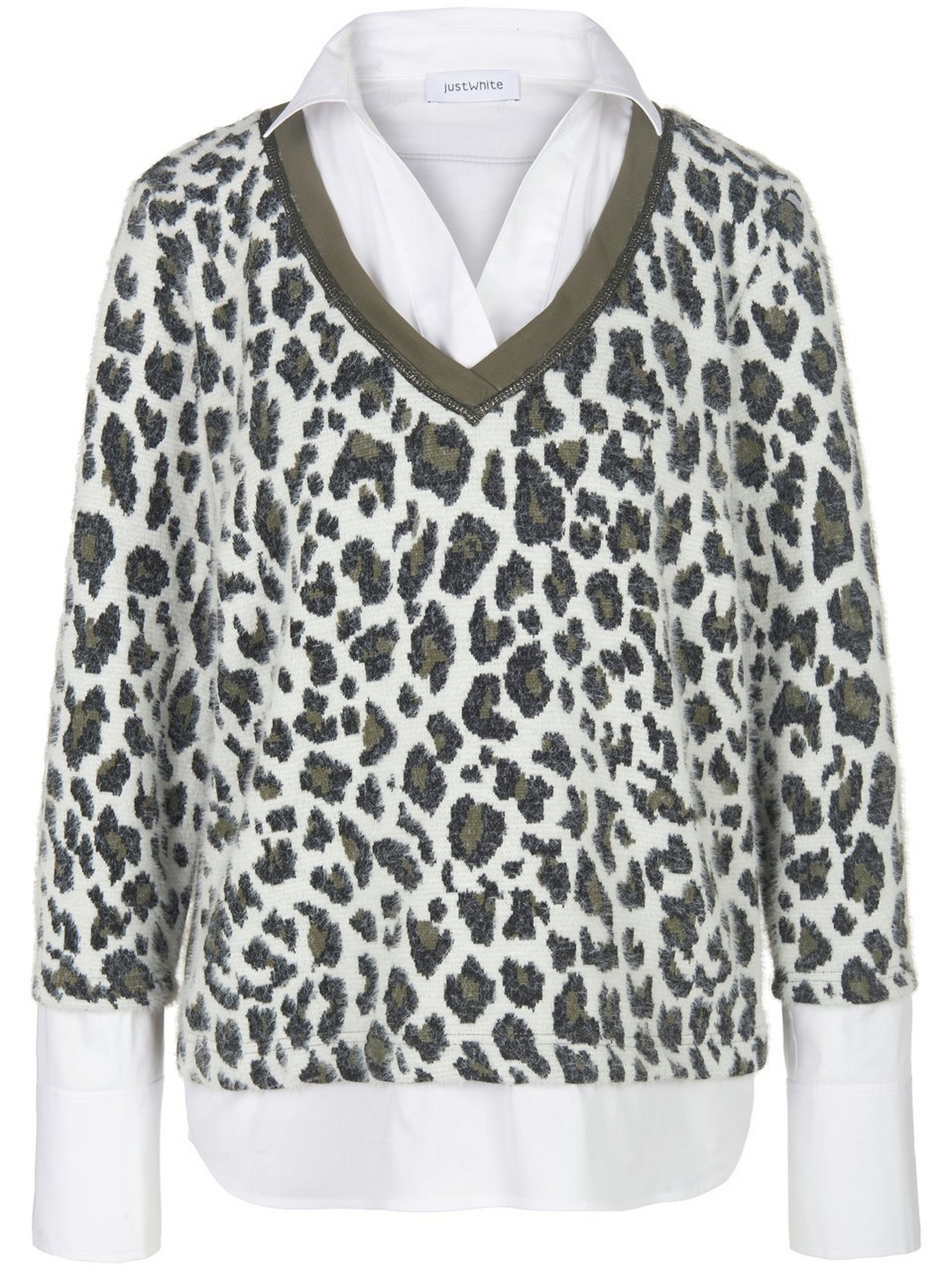 Sweatshirt im Two-in-one-Look