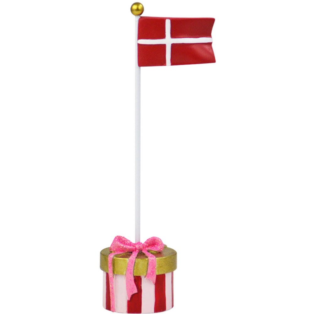 Køb Kids by Friis Bordflag stor pakke i pink og rød