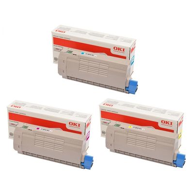 OKI 46507505 - jaune - cartouche laser d'origine