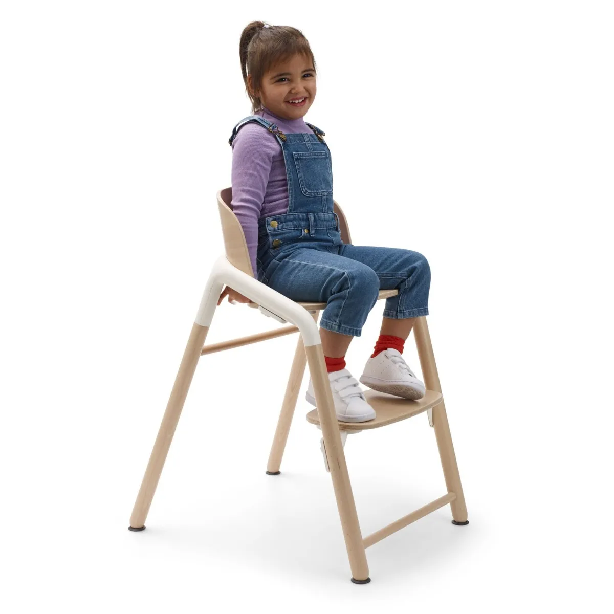 Bugaboo Chaise Haute Complète Giraffe - Bois Chaud  Gris