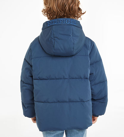 Tommy Hilfiger Steppjacke - Monotypie - Ägäis Sea