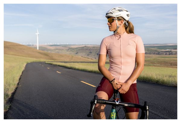 Maillot Femme Manches Courtes 7Mesh Horizon Sun-Rose