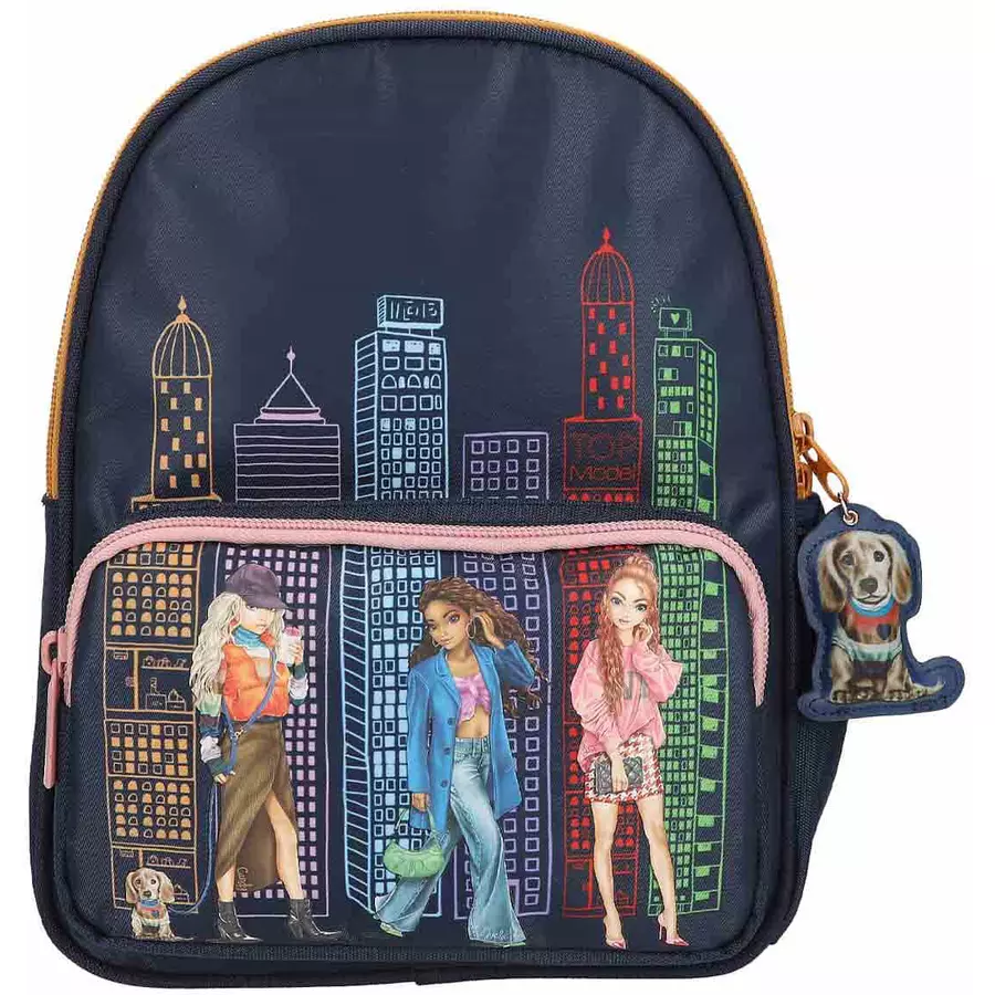 Depesche Rucksack CITY GIRLS TOPModel 11 x 22 x 28 cm dunkelblau