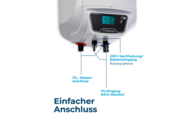 Fothermo photovoltaischer Boiler 550 W