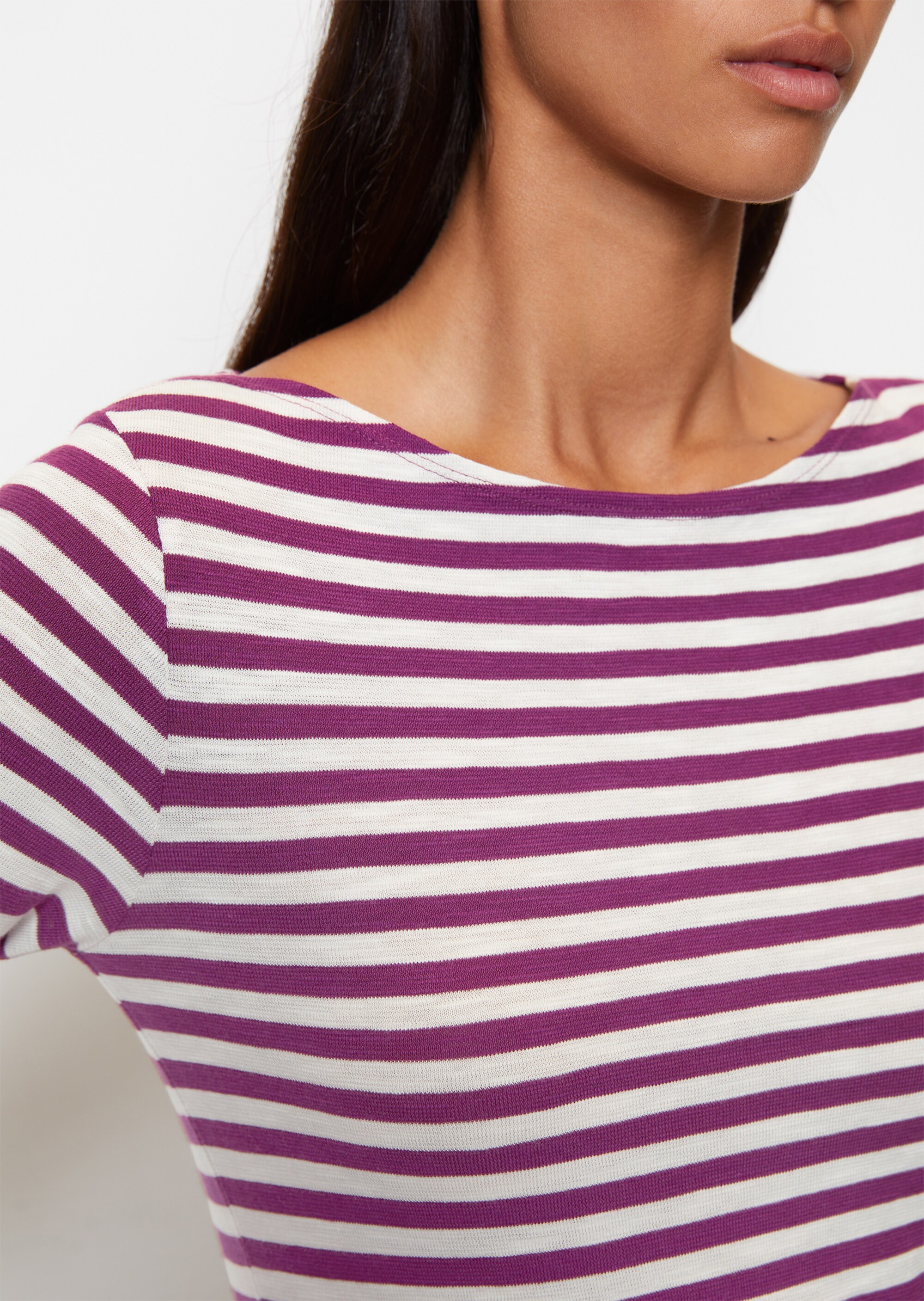 Longsleeve regularaus Slubjersey