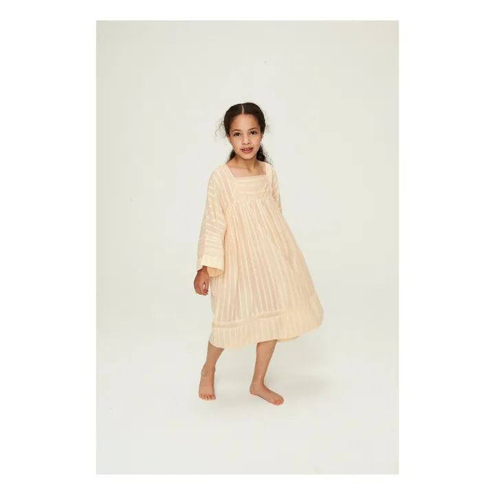 Faune Robe Lurex Senna | Rose pêche