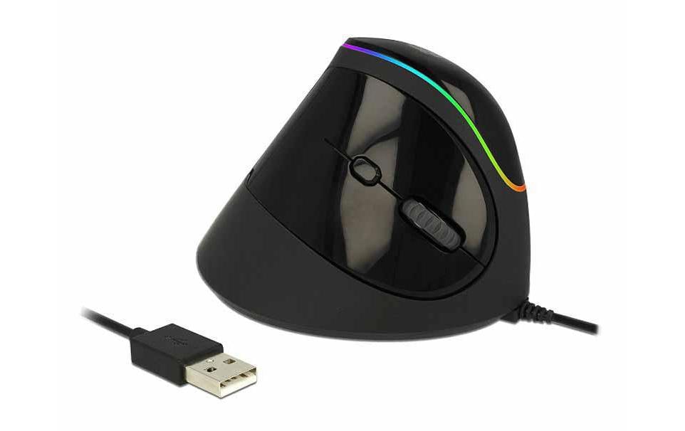 Ergonomische Maus 12597 USB RGBErgonomische Maus mit aufrechter Handpositionierung