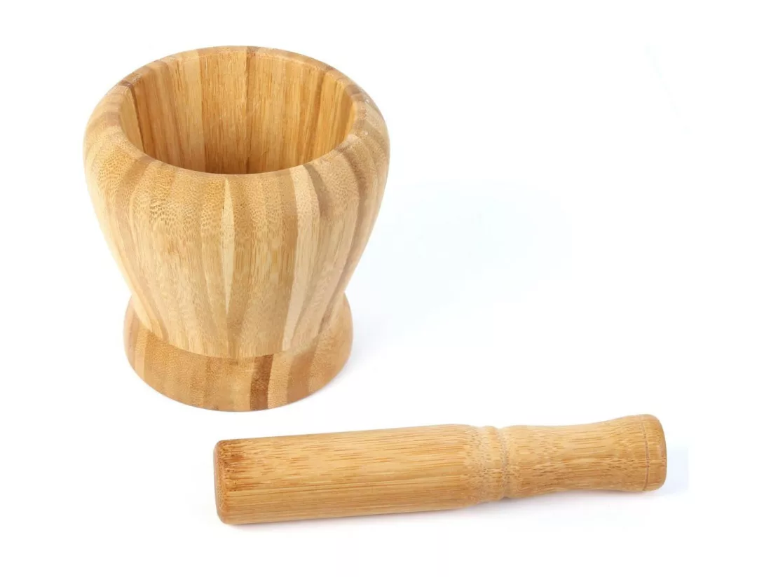 Mortier & Pilon en Bambou 