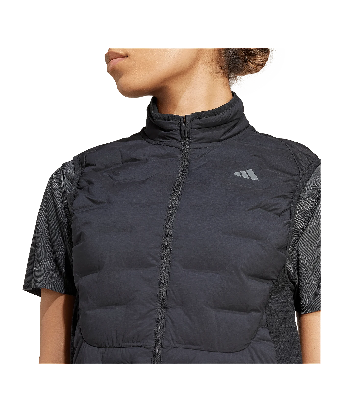 adidas Adizero Padded Weste Schwarz