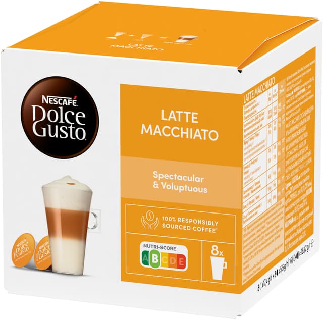 Nescafé Dolce Gusto Latte Macchiato kaffekapsler (16 stk)