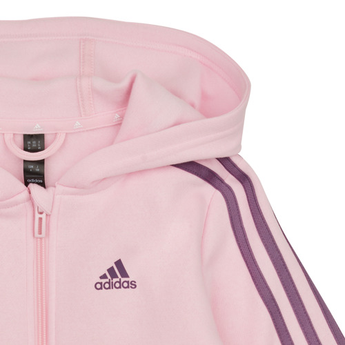 Adidas Sportswear - LK 3S FL FZ HD - Rose / Violet